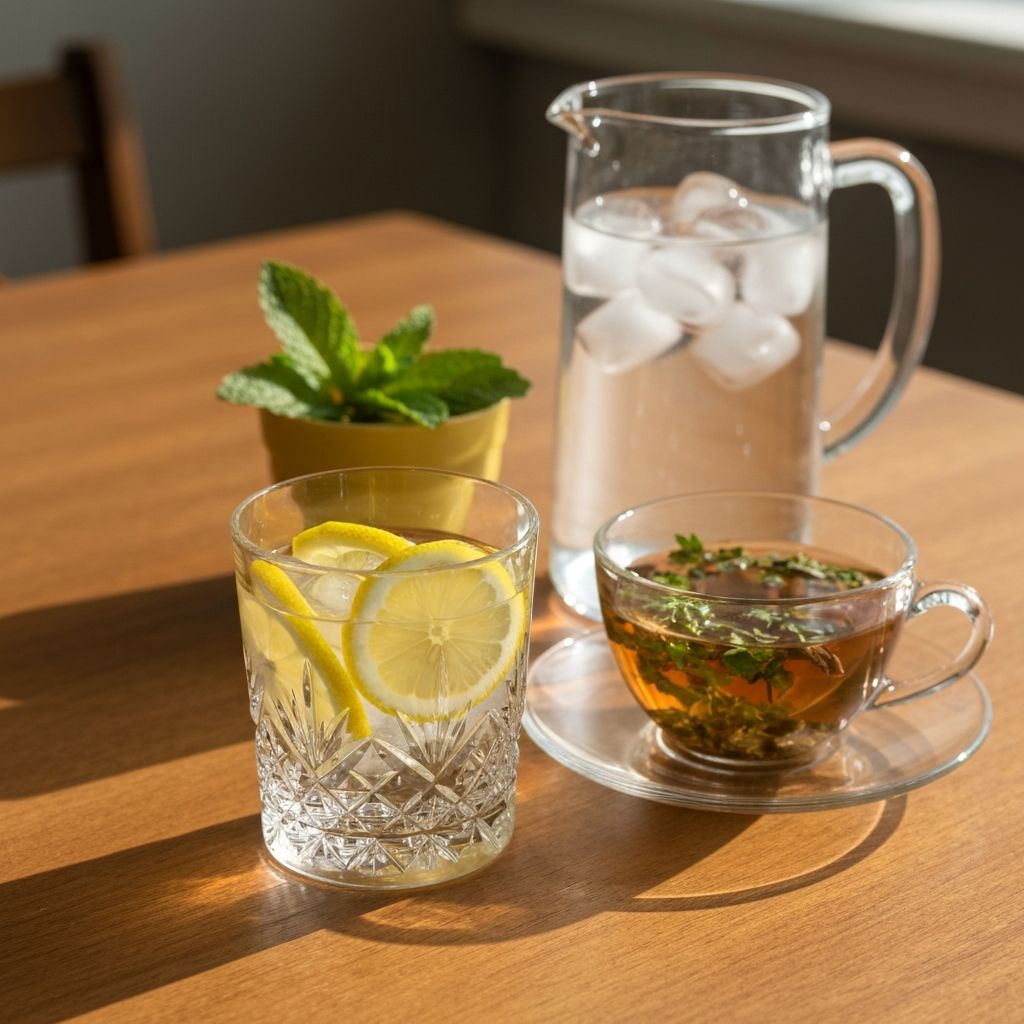 Various hydrating beverages